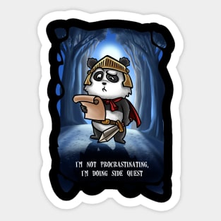 Side Quest Master: Leveling Up in Life's Adventures Sticker